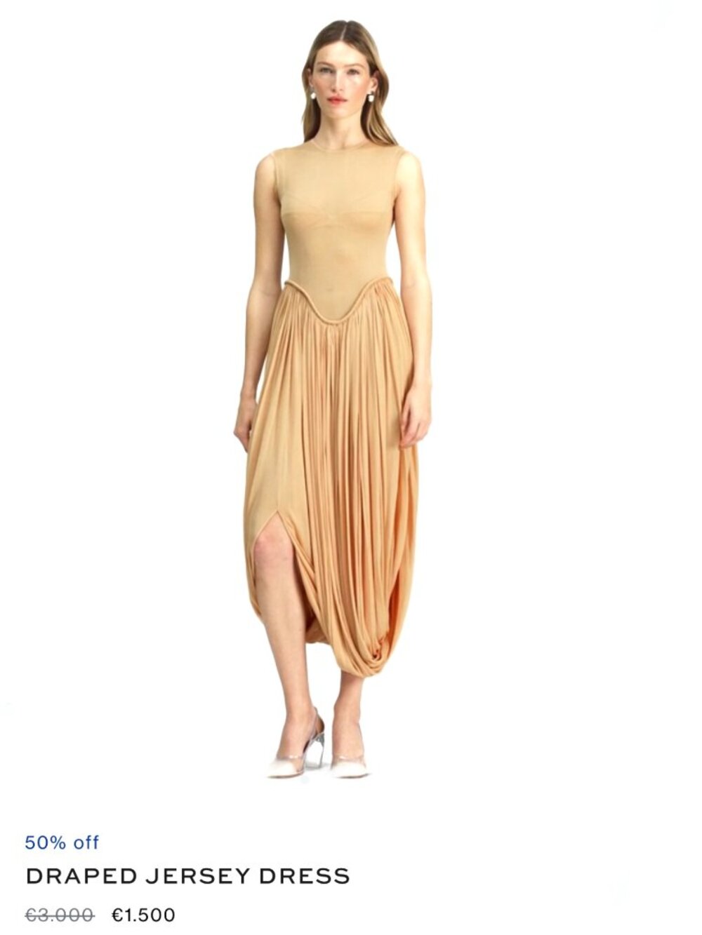 TORY BURCH COLLECTION DRAPED JERSEY DRESS SIZE M WITH TAGS - Picture 9 of 16